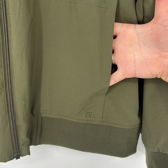 Banana Republic Full-Zip Bomber Jacket Women’s Size Large in Olive Green - EUC! - Picture 9 of 15